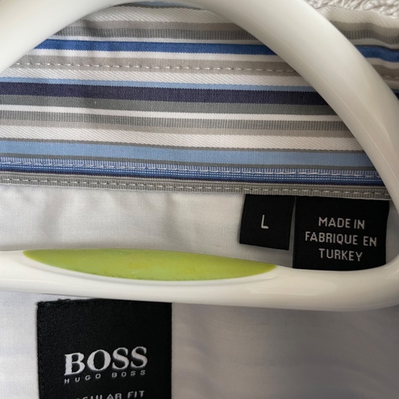 Boss Hugo Boss Men’s Striped Dress Shirt - Picture 2 of 9